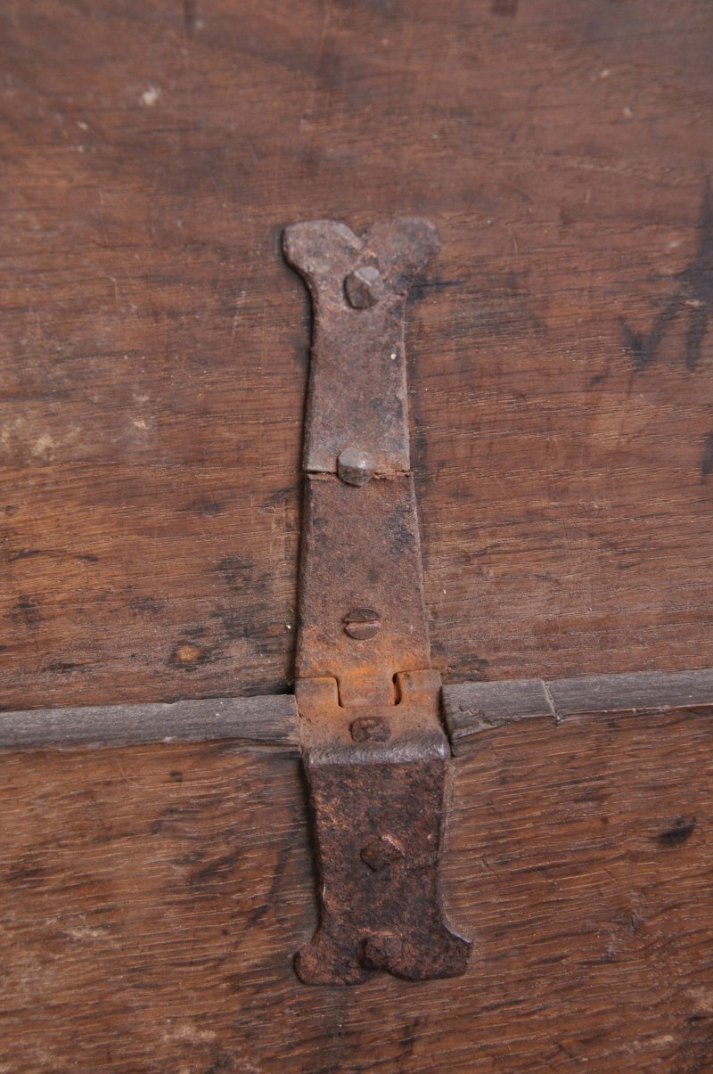 17th Century Oak Plank Coffer