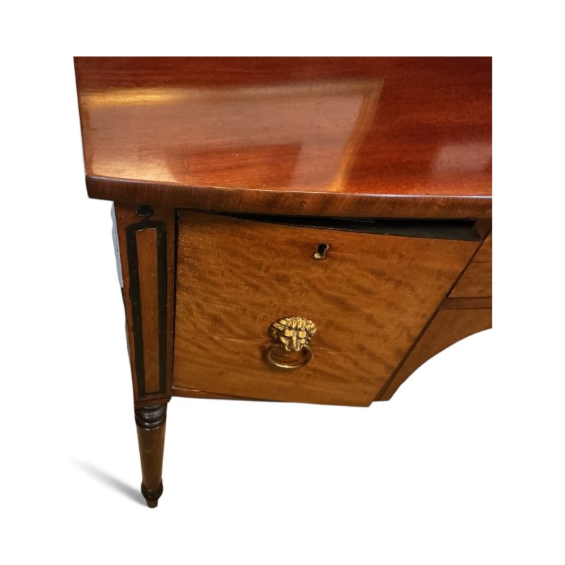 Regency Mahogany Bow Front Sideboard