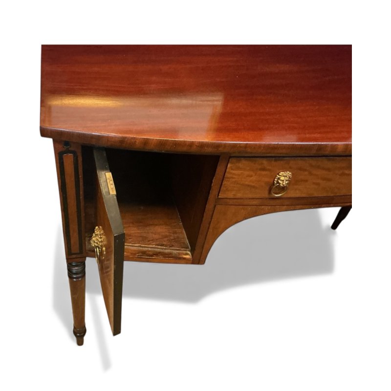Regency Mahogany Bow Front Sideboard