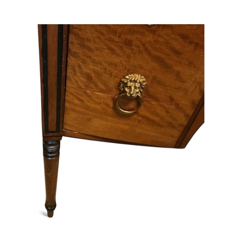 Regency Mahogany Bow Front Sideboard