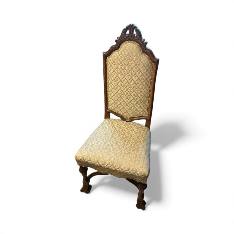 Burr Walnut & Walnut Dining Table & Eight Chairs