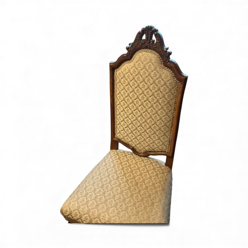 Burr Walnut & Walnut Dining Table & Eight Chairs