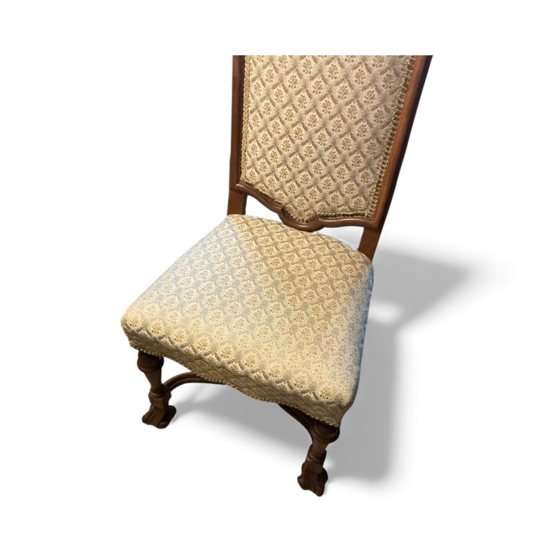 Burr Walnut & Walnut Dining Table & Eight Chairs