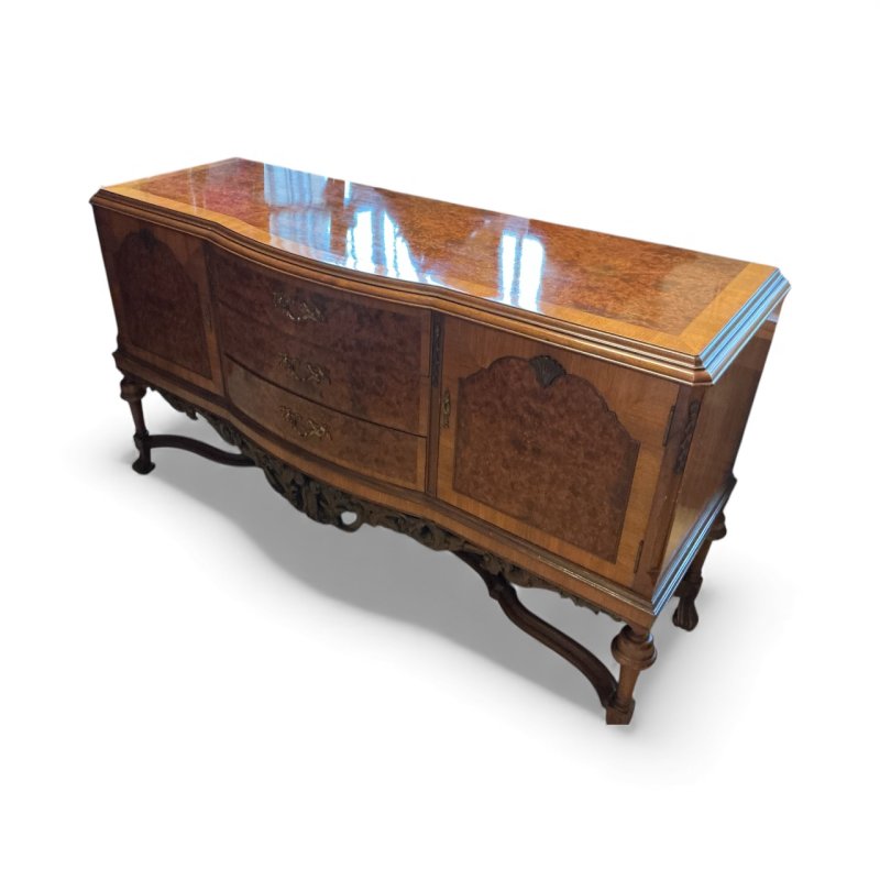 Burr Walnut & Walnut Sideboard