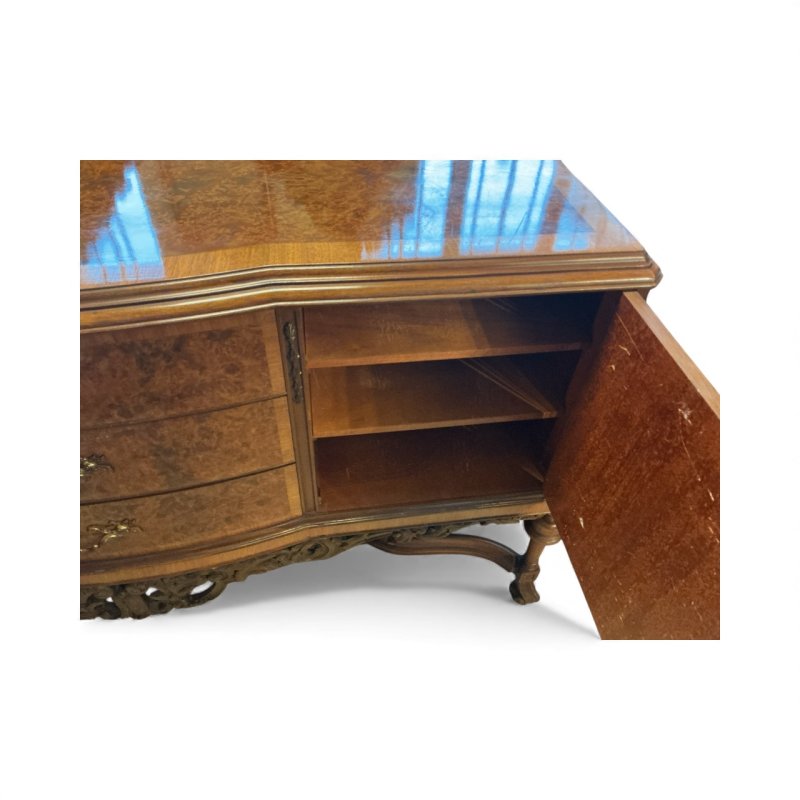 Burr Walnut & Walnut Sideboard