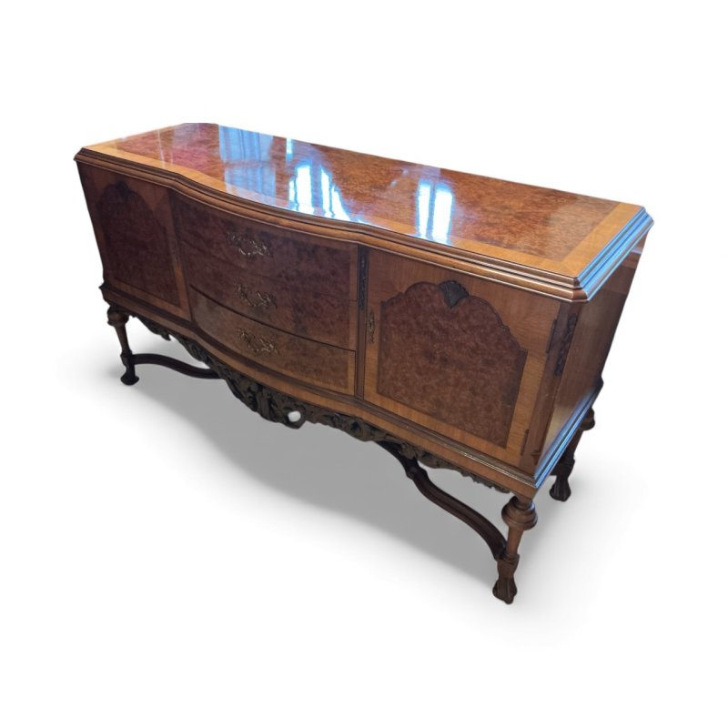 Burr Walnut & Walnut Sideboard