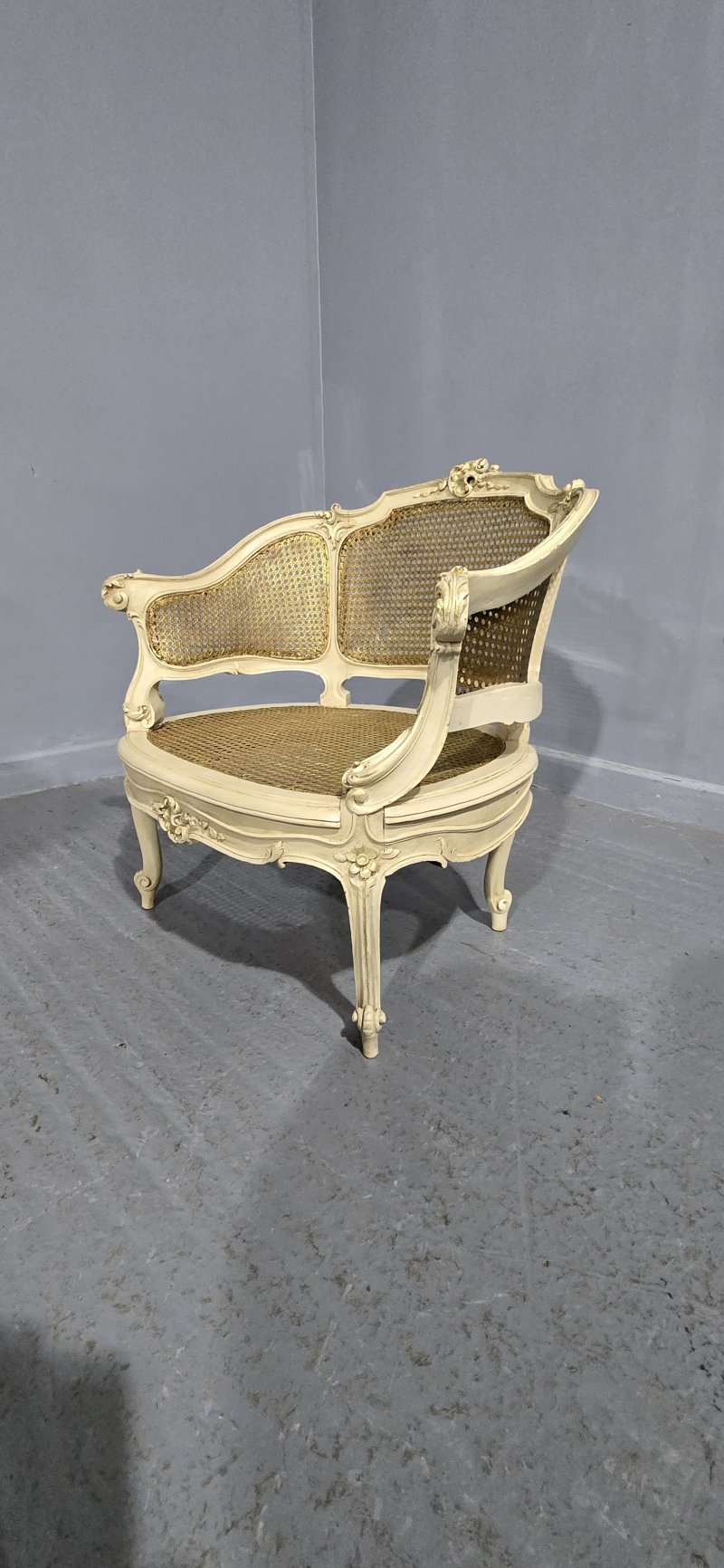 Superb French Bergere Tub Chair