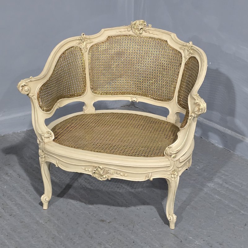 Superb French Bergere Tub Chair