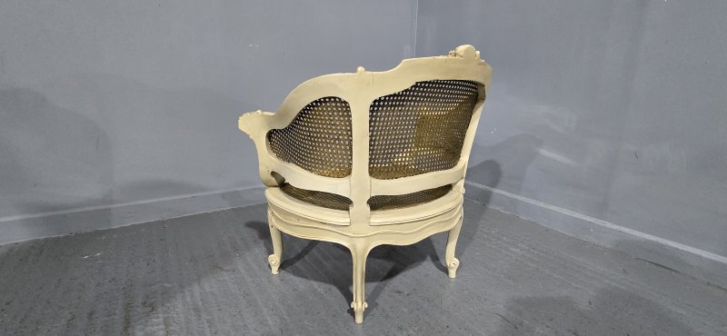 Superb French Bergere Tub Chair
