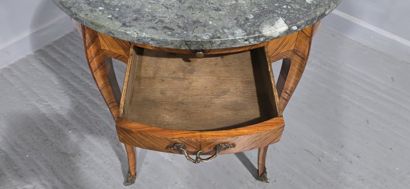Super French Marble Topped Gueridon