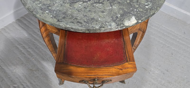 Super French Marble Topped Gueridon