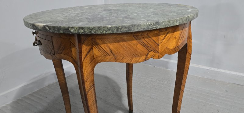 Super French Marble Topped Gueridon