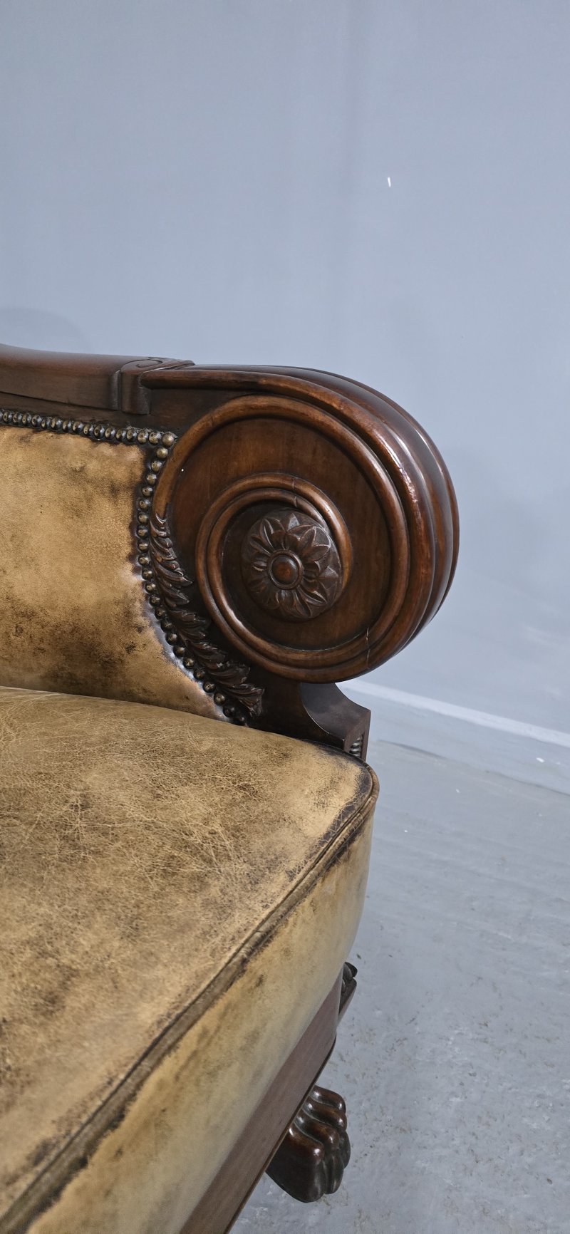 Outstanding Library Chair in the Manner of George Bullock