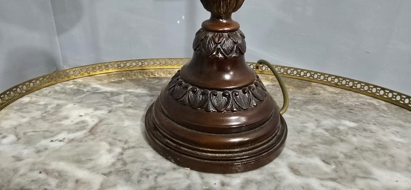 Pair French Bronzed Table Lamps