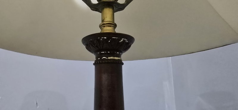 Pair French Bronzed Table Lamps