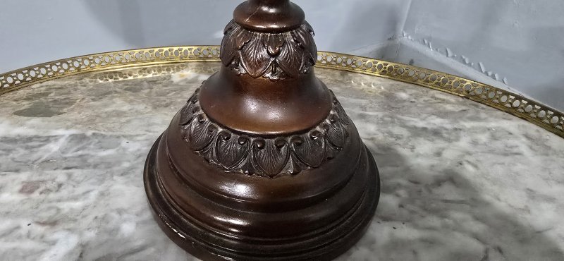 Pair French Bronzed Table Lamps