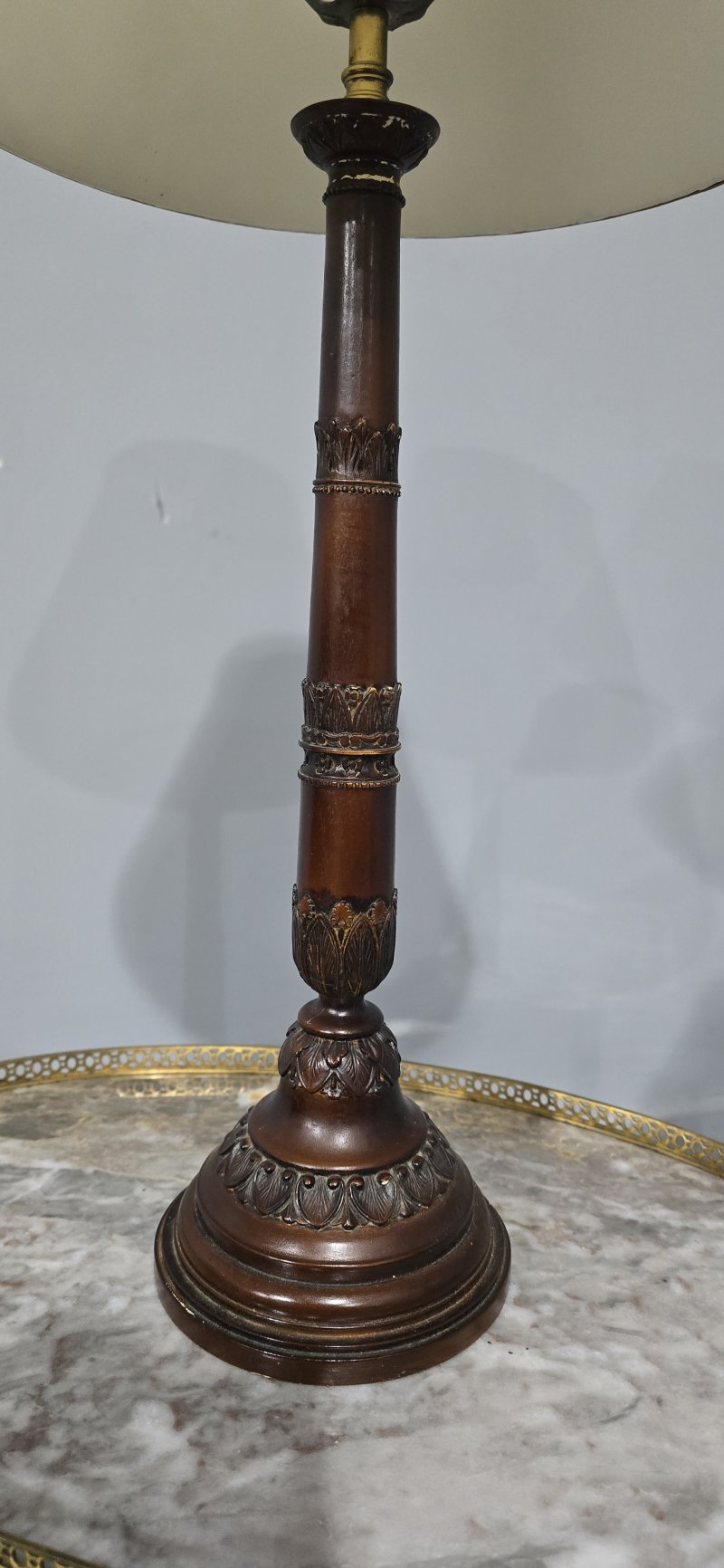 Pair French Bronzed Table Lamps