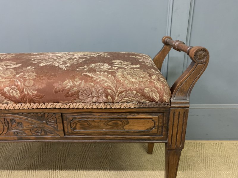 Victorian Rosewood Piano Duet Stool