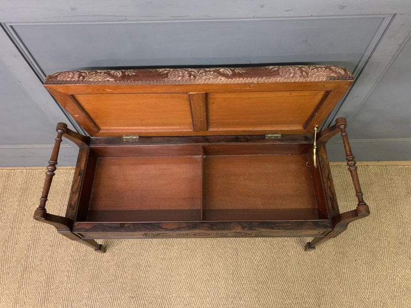 Victorian Rosewood Piano Duet Stool