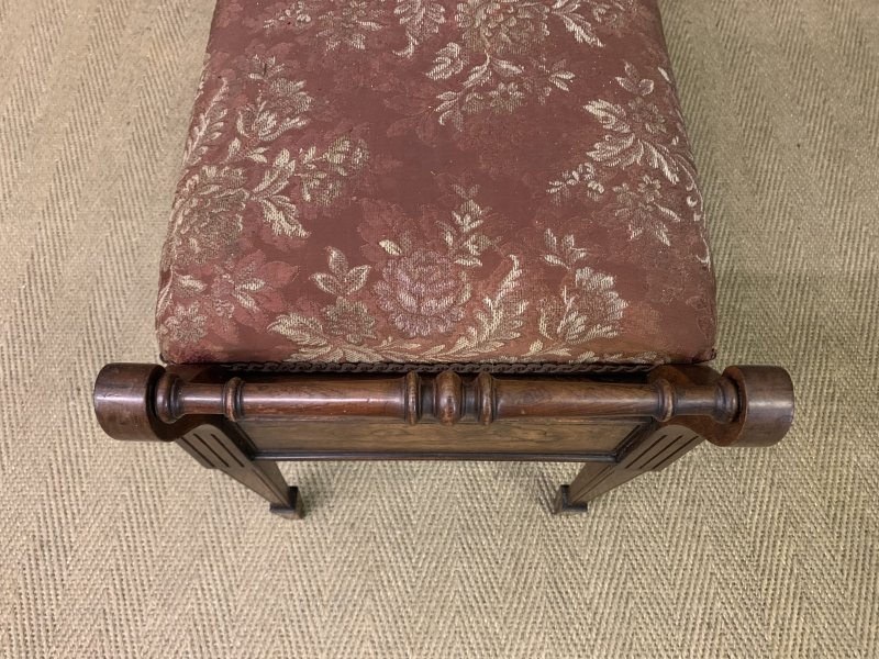 Victorian Rosewood Piano Duet Stool