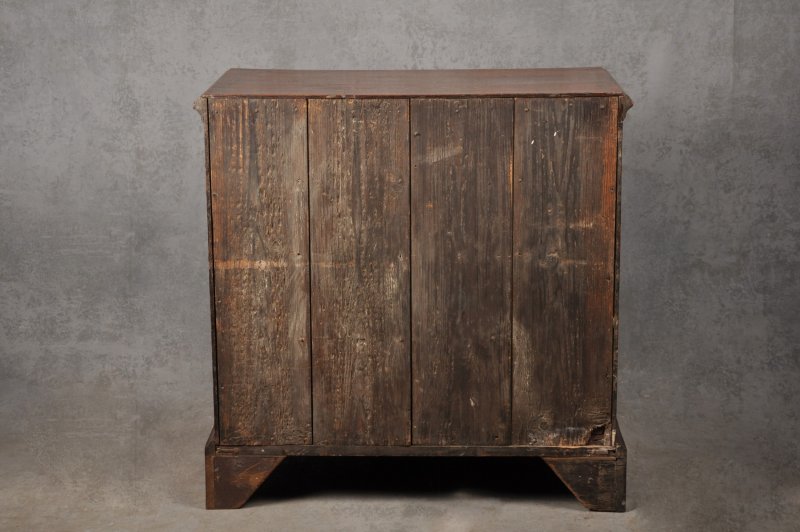 18th Century Inlaid Oak Chest Of Drawers