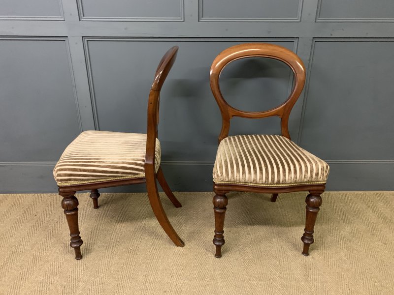 Set of 8 Victorian Mahogany Chairs by Wylie & Lochhead