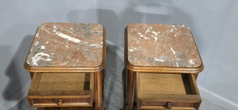 Super Pair French Bedside Lamp Cabinets