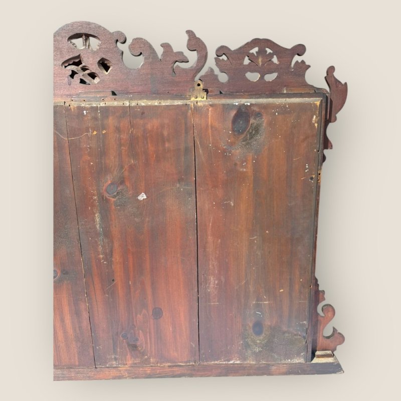 Antique 19th Century Chippendale Style Carved Mahogany & Gilt Wall Mirror