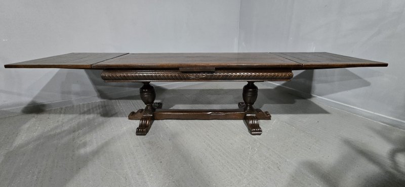 Huge Elizabethan Oak Refrectory Dining Table