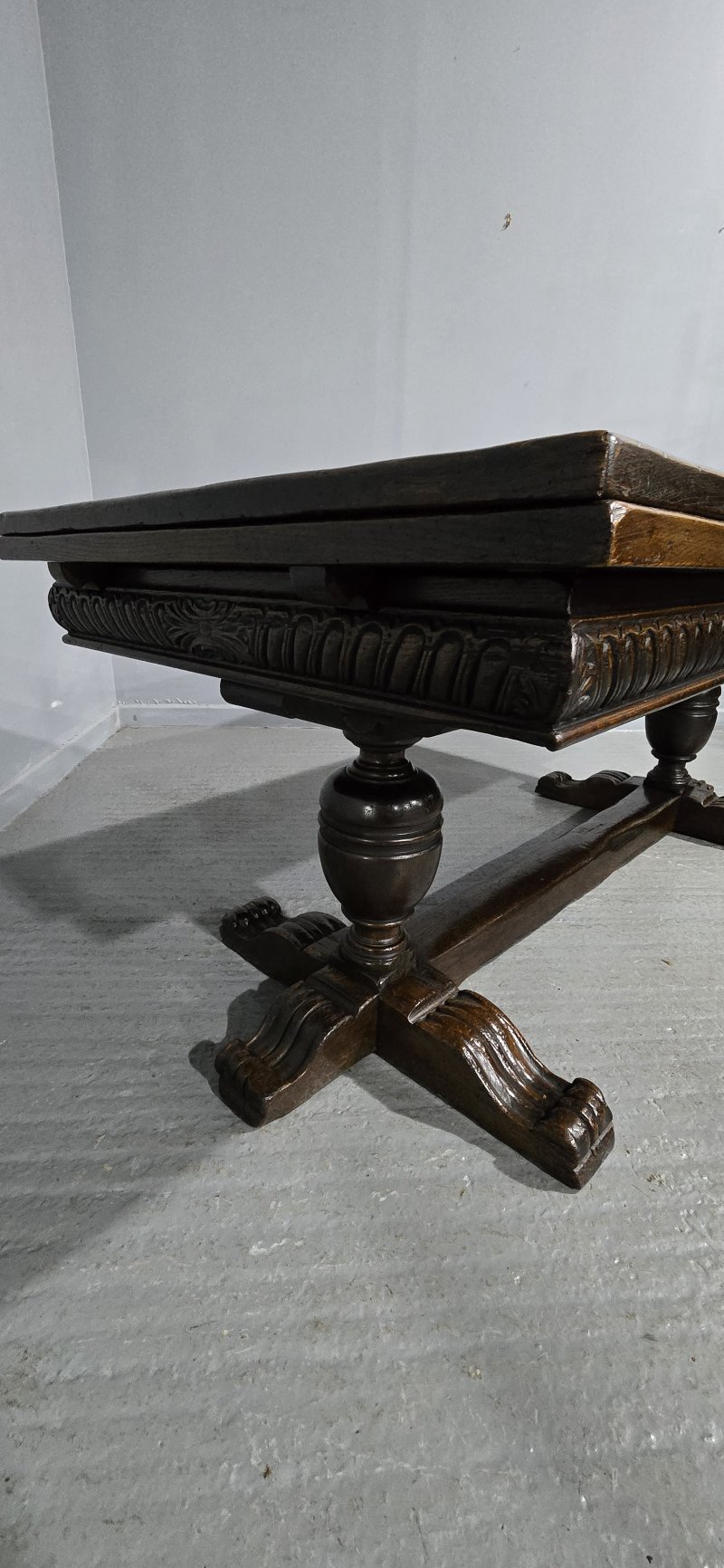 Huge Elizabethan Oak Refrectory Dining Table