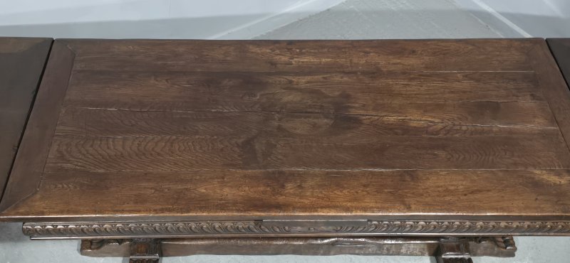 Huge Elizabethan Oak Refrectory Dining Table