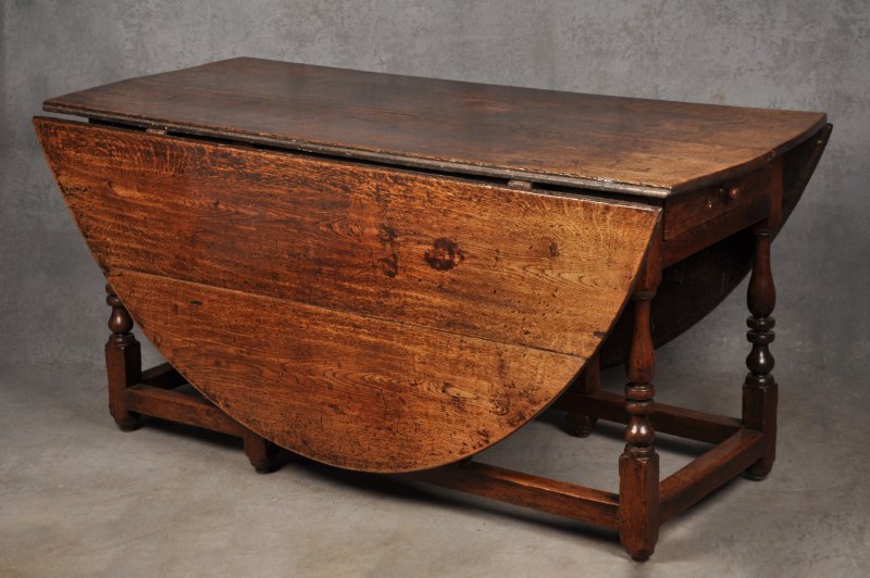 Large 17th Century Oak Gateleg Table