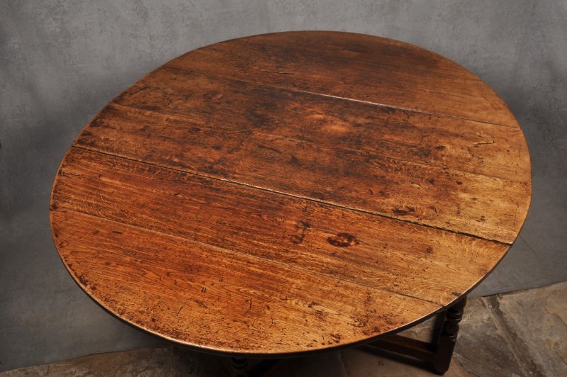 Large 17th Century Oak Gateleg Table