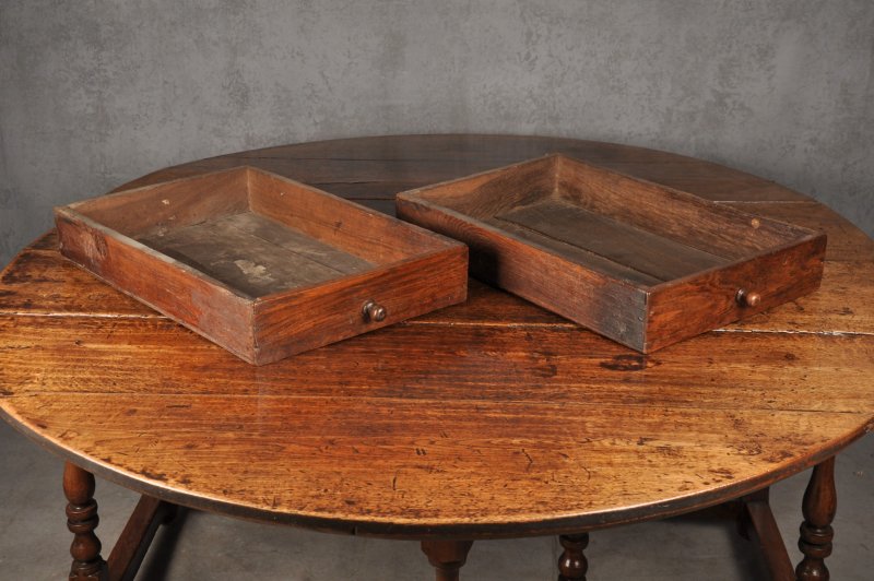 Large 17th Century Oak Gateleg Table