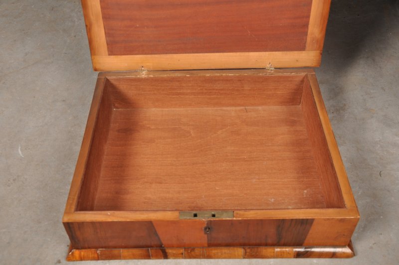 17th Century Olive Wood Lace Box