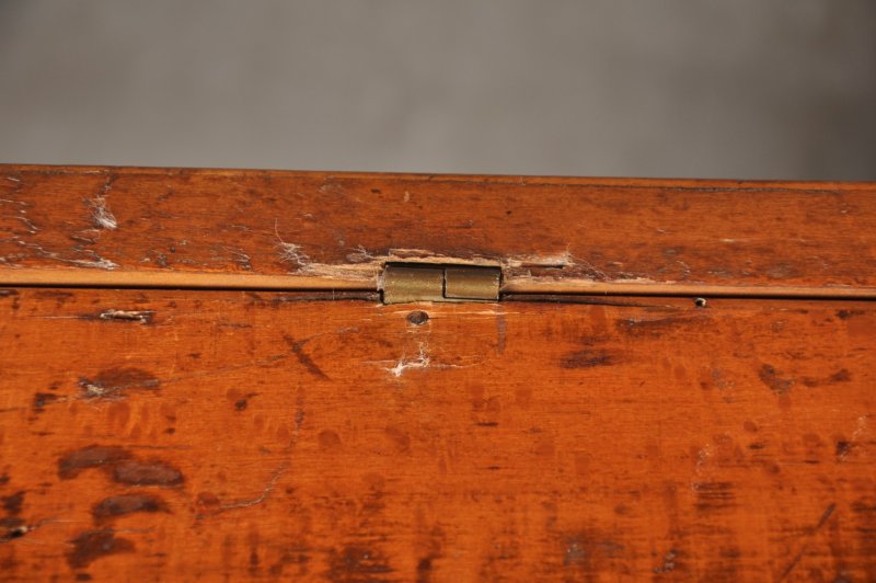 17th Century Olive Wood Lace Box