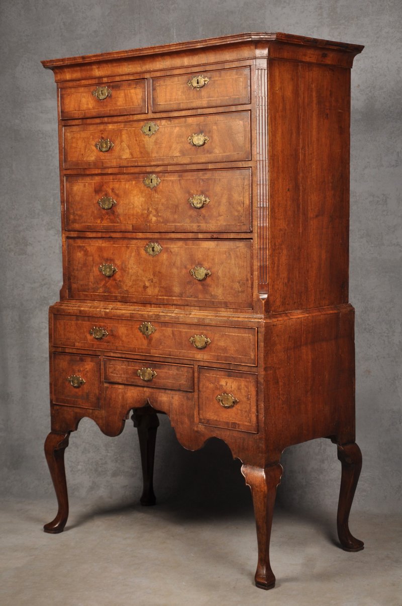 Fine Early 18th Century Walnut Chest On Stand