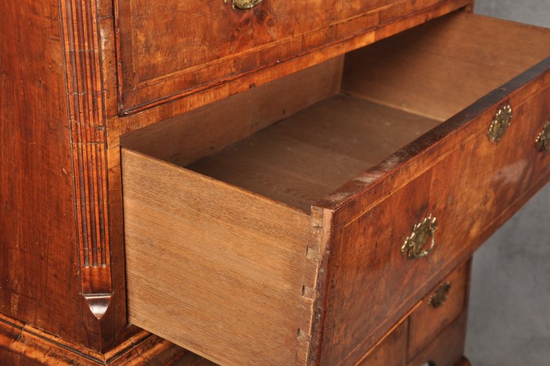 Fine Early 18th Century Walnut Chest On Stand