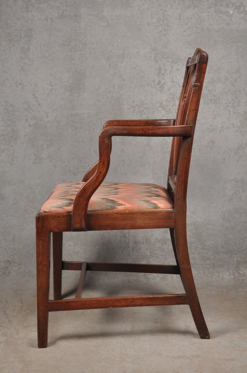 18th Century Mahogany Armchair