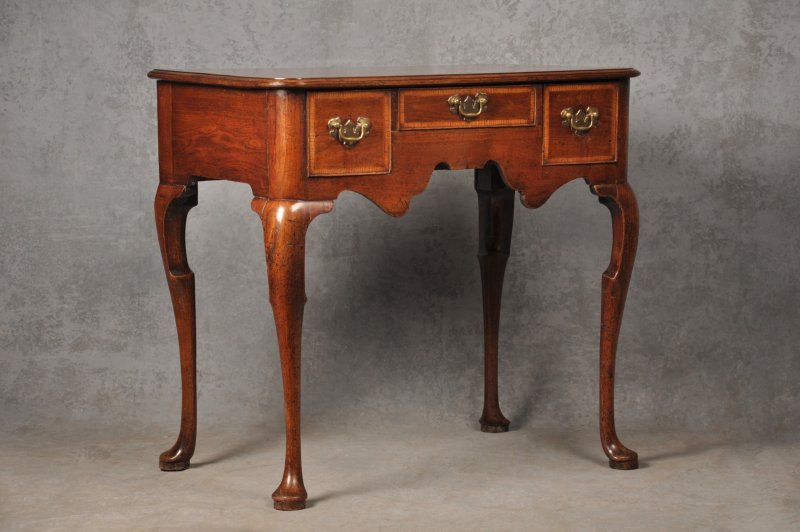 Early 18th Century Red Walnut Lowboy