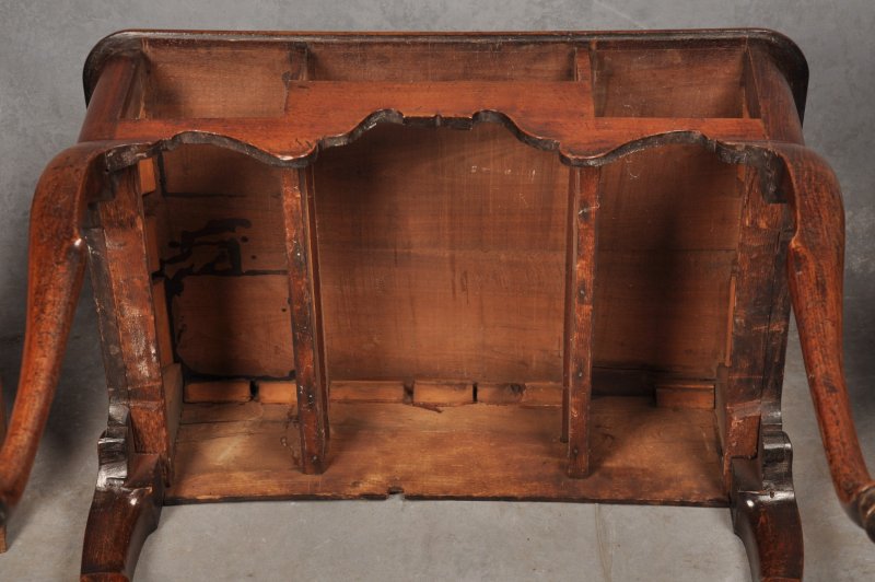 Early 18th Century Red Walnut Lowboy