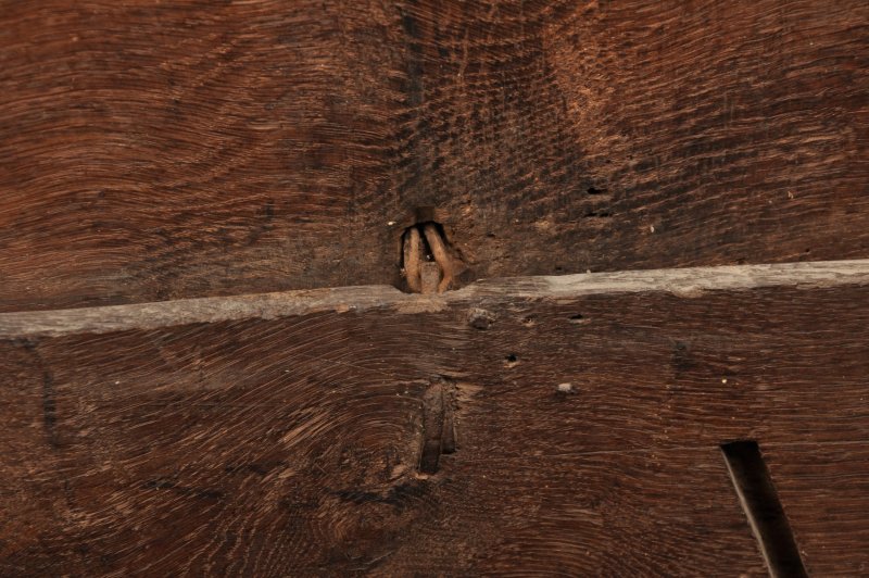 Small Early 17th Century Oak Coffer