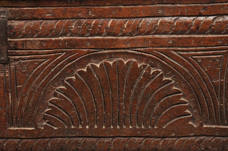 Small Early 17th Century Oak Coffer