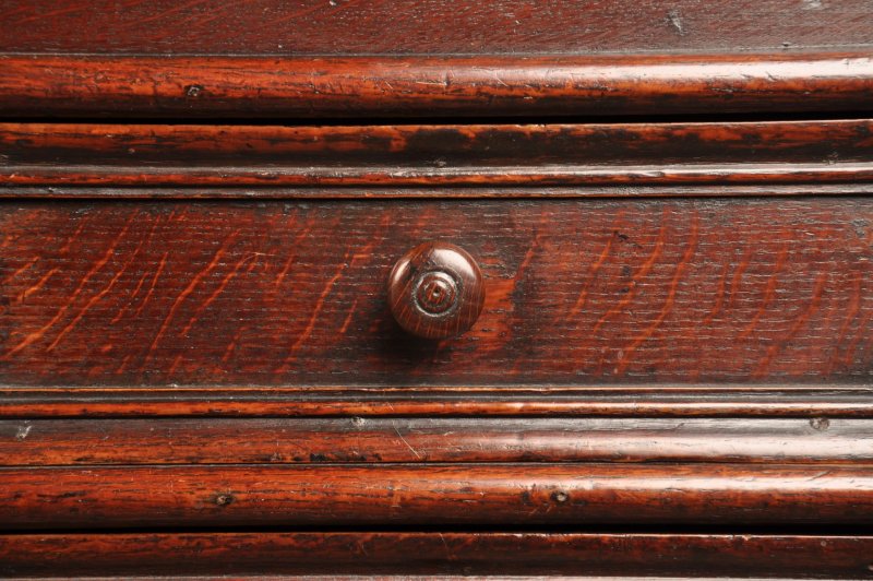 Rare 17th Century Oak Bureau