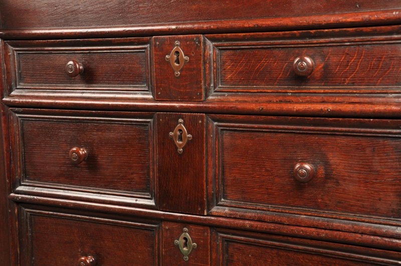 Rare 17th Century Oak Bureau