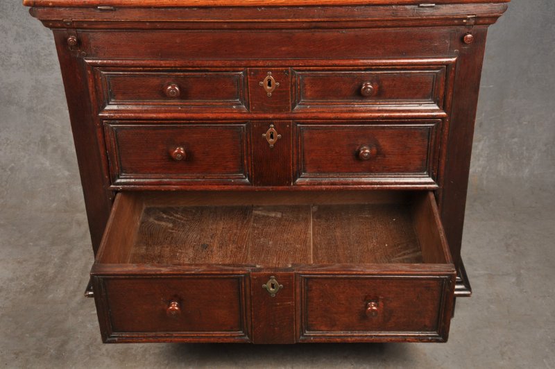 Rare 17th Century Oak Bureau