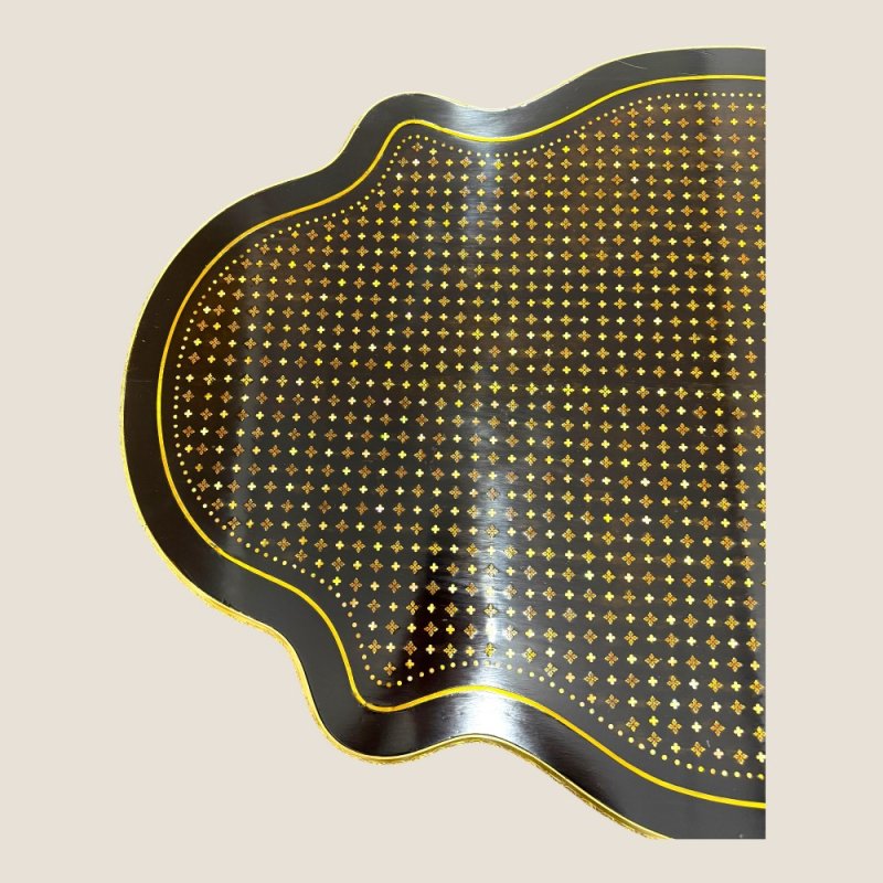 Antique Rare French Napoleon III Boulle Brass Serpentine Center Table