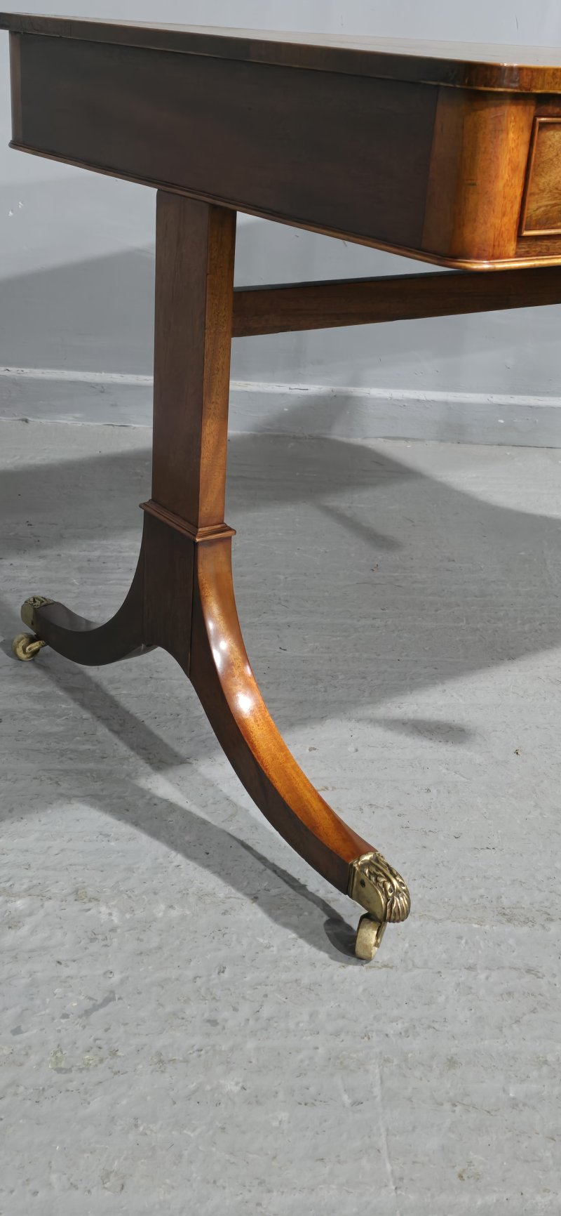 Fine Mahogany Library Writing Table