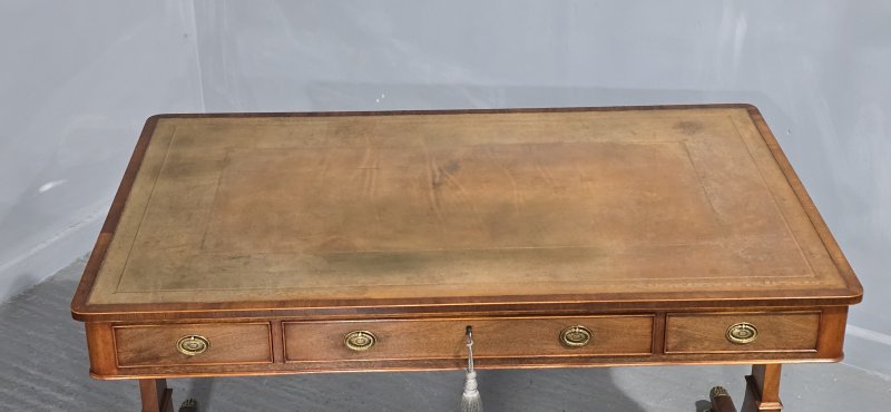 Fine Mahogany Library Writing Table
