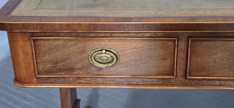 Fine Mahogany Library Writing Table